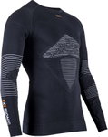 X-Bionic Langarmshirt Rundhals Energizer 4.0 (Multifunktionsshirt) Unterwäsche schwarz Herren